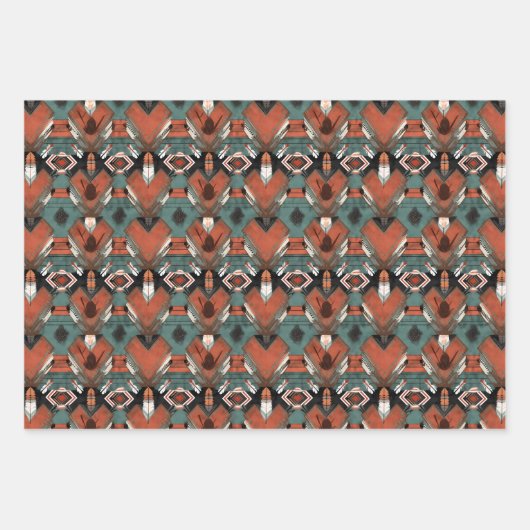 Cool betegeld Western feest Inpakpapier Vel (Voorkant)