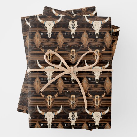 Cool betegeld Western feest Inpakpapier Vel (In situ)