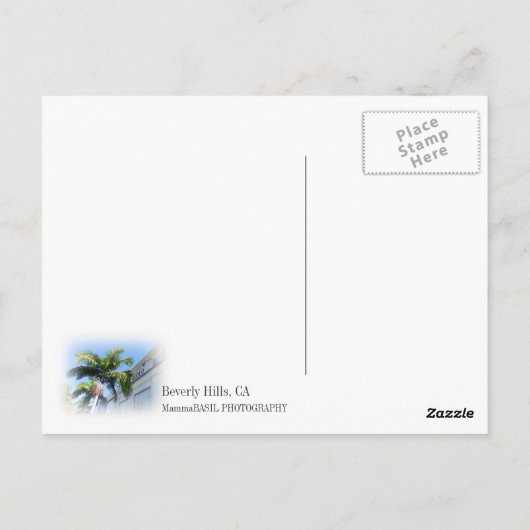 Cool Beverly Hills Briefkaart! Briefkaart (Achterkant)