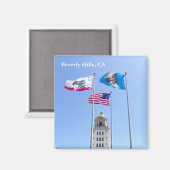 Cool Beverly Hills Magnet! Magneet (Voorkant / Achterkant)