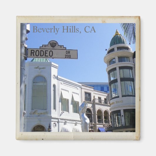 Cool Beverly Hills, Rodeo Dr. Magnet! Magneet (Voorkant)