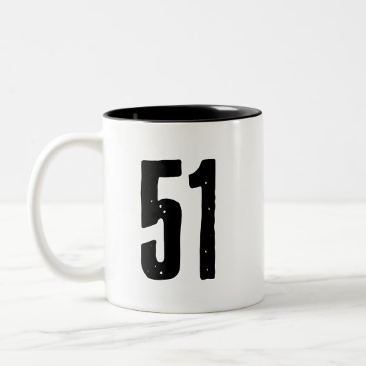 Cool bewaar meme 51st Birthday mok cadeau (Links)