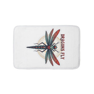 Cool bewerkt Steampunk Libel - Dragons Fly - Badmat