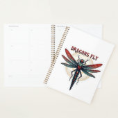 Cool bewerkte Steampunk Libel - Draken Vliegen -  Planner (Display)