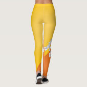 Cool Bhutan Flag Mode Leggings (Achterkant)