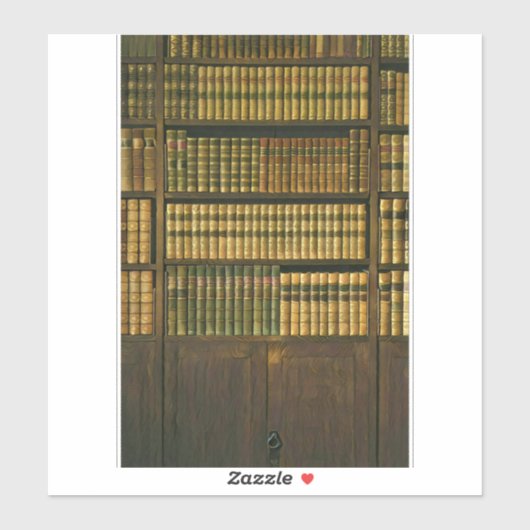Cool bibliothecaire gift sticker (Vel)