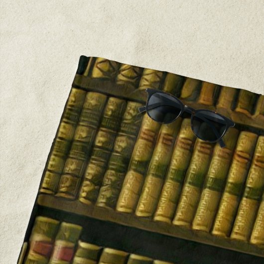 Cool bibliothecaire gift strandlaken (In situ)