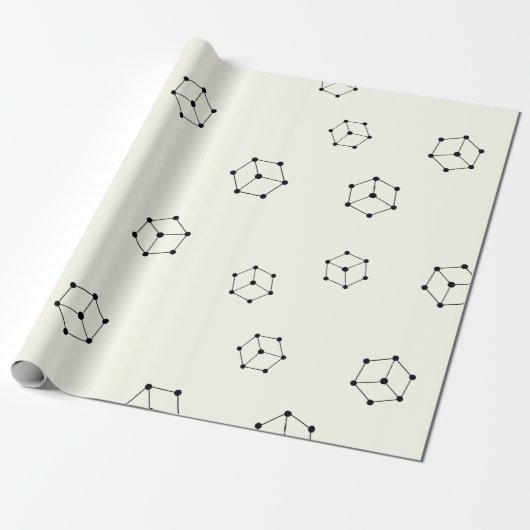 Cool Bibox Cryptocurrency Coin Sign Patroon Cadeaupapier (Uitgerold)