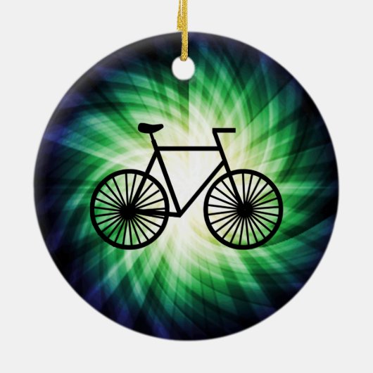 Cool Bicycle Keramisch Ornament (Achterkant)