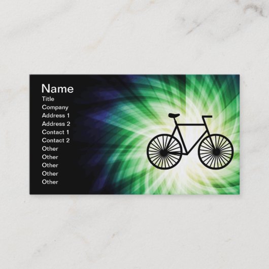 Cool Bicycle Visitekaartje (Voorkant)