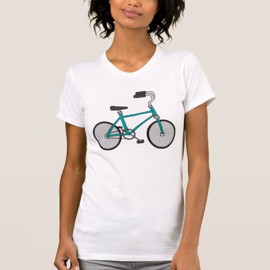 Cool Bicycle Womens T-Shirt (Voorkant)