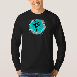 Cool Biellman Spin Ice Skaters Schaatsen Schaats F T-shirt