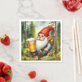 Cool bier gnoom feest servet (Insitu)