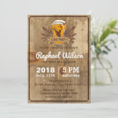 Cool bier & vrijgezellenkaart kaart (Staand voorkant)