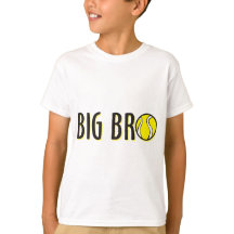 Cool Big Bro Brother Shirt - Tennis Thema