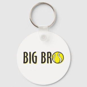 Cool Big Bro Brother Shirt - Tennis Thema Sleutelhanger