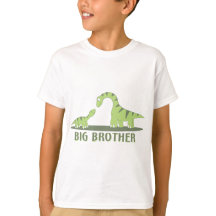 Cool Big Brother Shirt - Dinosaur Theme