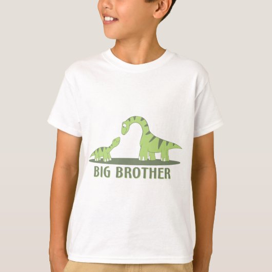 Cool Big Brother Shirt - Dinosaur Theme (Voorkant)