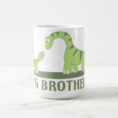 Cool Big Brother Shirt - Dinosaur Theme Koffiemok (Center)