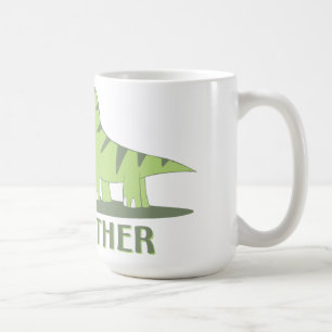 Cool Big Brother Shirt - Dinosaur Theme Koffiemok