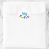 Cool Big Brother Shirt Ronde Sticker (Tas)