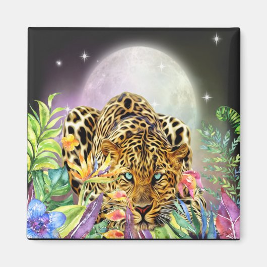 Cool Big Cat Magneet (Voorkant)