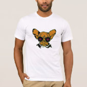 Cool Big Dog Graphic Shirt voor mannen | Tekstmenu (Voorkant)