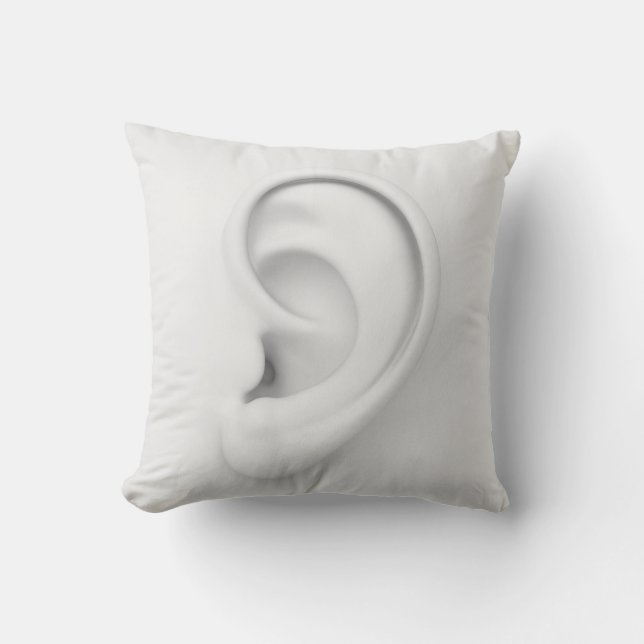 Cool Big Human Ear Doctor Cabinet Decor Kussen (Voorkant)