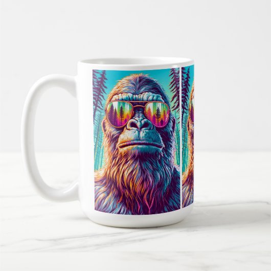 Cool Bigfoot in Hip Zonnebril Koffiemok (Links)
