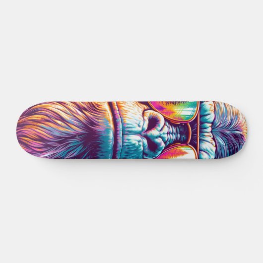 Cool Bigfoot in Hip Zonnebril Persoonlijk Skateboard (Horizontaal)
