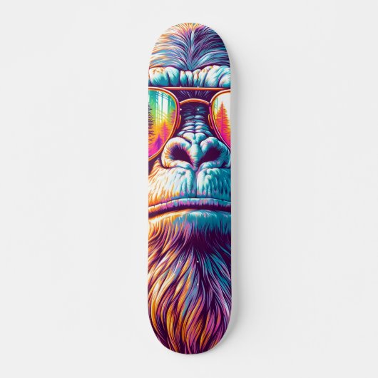 Cool Bigfoot in Hip Zonnebril Persoonlijk Skateboard (Voorkant)