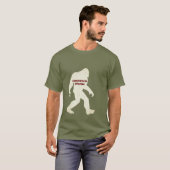 Cool Bigfoot Sasquatch Strong Funny Bigfoot T-shirt (Voorkant volledig)