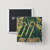 Cool bike artwork vierkante button 5,1 cm (Voorkant /achterkant)