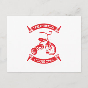 Cool Bike Design - Spielen Bingo Coole Opas Briefkaart