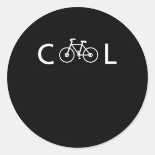Cool Bike Shirt Biyclce Cycoloog Gift Ronde Sticker