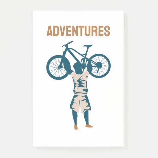 Cool Biker - avonturen Post-it® Notes (Voorkant)