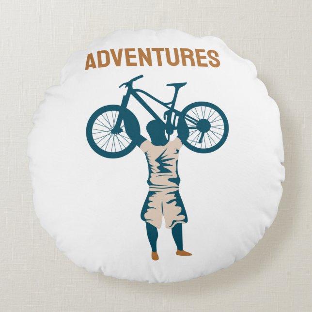 Cool Biker - Avonturen Rond Kussen (Voorkant)