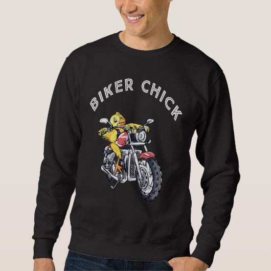 Cool Biker Chick Trui (Voorkant)
