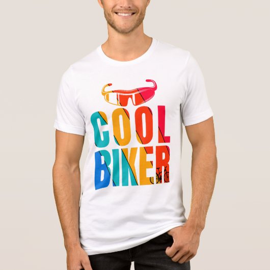 Cool Biker Tri-Blend Shirt (Voorkant)