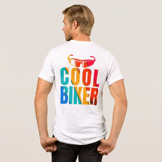 Cool Biker Tri-Blend Shirt (Achterkant volledig)