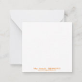 Cool BILBY - Handgetekend - Natuur - Ecologie Notitiekaartje (Achterkant)