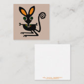 Cool BILBY - Handgetekend - Natuur - Ecologie Notitiekaartje (Voorkant / Achterkant)