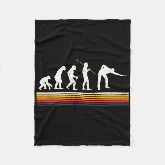 Cool Biljart Black Evolution van Man Biljart PL Fleece Deken (Voorkant)