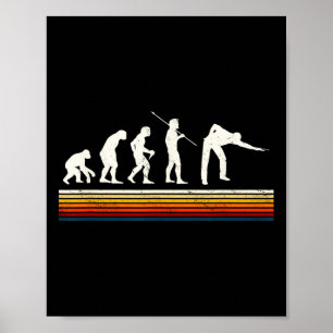 Cool Biljart Black Evolution van Man Biljart PL Poster