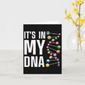 Cool biljart kunst voor mannen vrouwen poolspeler  kaart (Gele Bloem)