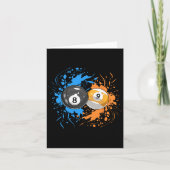 Cool biljart voor 8- LL en 9-LL speler Kaart (Voorkant)