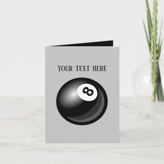 Cool Billiards-bericht toevoegen Kaart (Voorkant)