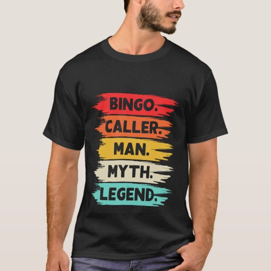 Cool Bingo Caller word art T-shirt (Voorkant)