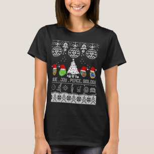 Cool Biology Joke kerstSweater T Shirt voor Wo