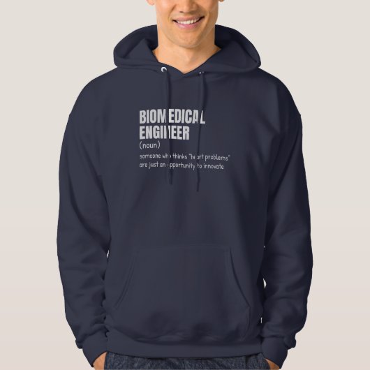 Cool Biomedical Engineer Definition Hoodie (Voorkant)